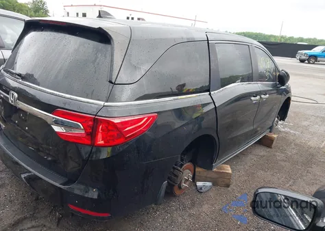 2018 Honda Odyssey Ex-L from USA, damaged, VIN 5FNRL6H71JB093357